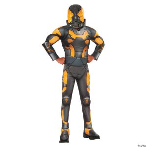 Fantasia homem-formiga com peito musculoso de luxo para meninos – Boy’s Deluxe Muscle Chest Ant-Man Yellow Jacket Costume