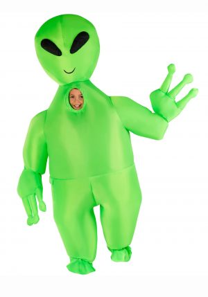 Fantasia inflável gigante alienígena para crianças – Giant Alien Inflatable Costume for Kids