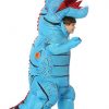 Fantasia T Rex inflável de dinossauro – Funny Costumes T Rex Costume Inflatable