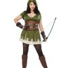 Fantasia Feminino Lady Robin Hood Plus Size – Lady Robin Hood Plus Size Women’s Costume