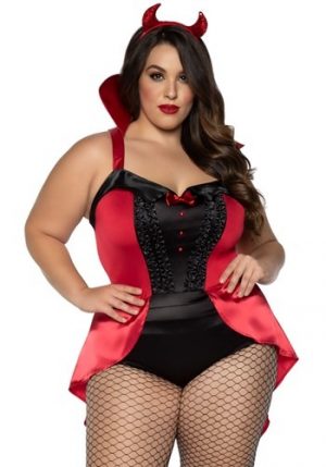 Fantasia Feminino plus size Diabinha Sexy – Women’s Plus Size Devilish Darling Costume