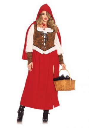 Fantasia Plus Size Chapeuzinho Vermelho -Plus Size Woodland Red Riding Hood