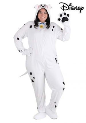 Fantasia Plus Size Perdita 101 Dálmatas  – Perdita Costume for Plus Size Women from Disney’s 101 Dalmatians
