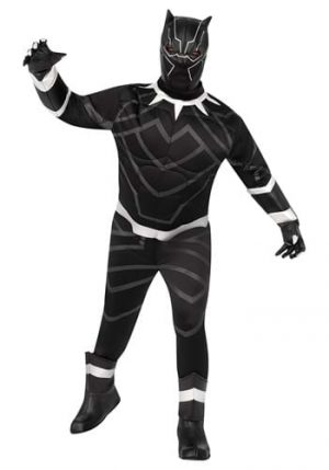 Fantasia Premium Black Pantera Plus Size – Black Panther Plus Size Premium Costume