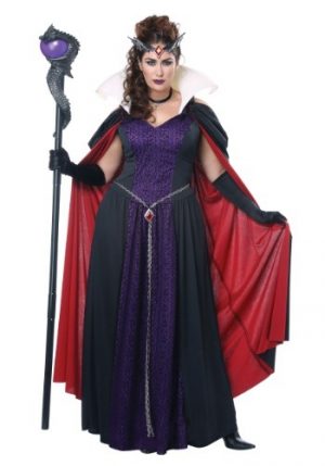 Fantasia Rainha do Mal Branca de Neve Plus Size – Womens Evil Storybook Queen Plus Size Costume
