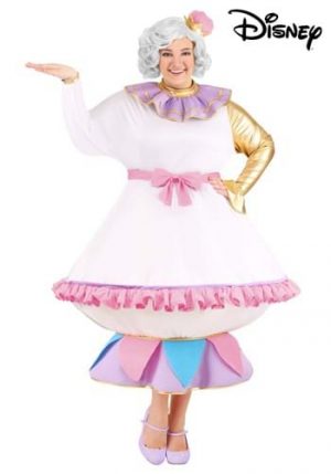 Fantasia Sra. Potts para mulheres Plus Size da Disney’s – Mrs. Potts Costume for Plus Size Women from Disney’s Beauty and the Beast