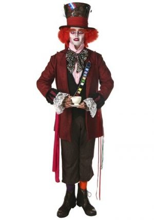 Fantasia autêntico do Chapeleiro Maluco Plus Size -Plus Size Authentic Mad Hatter Costume