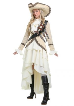 Fantasia cativante de pirata feminino Plus Size – Captivating Pirate Women’s Plus Size Costume