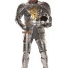 Fantasia de Cavaleiro de Armadura Brilhante Plus Size – Men’s Plus Size Knight in Shining Armor Costume