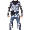 Fantasia de Soldado do Crânio infantil da Fortnite – Skull Trooper Costume from Fortnite for Kids