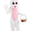 Fantasia de coelho da Páscoa de mascote tamanho plus size adulto – Adult Plus Size Mascot Easter Bunny Costume