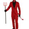 Fantasia de diabo de terno vermelho plus size – Plus Size Red Suit Devil Costume