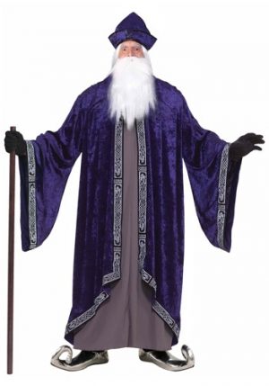 Fantasia de feiticeiro real plus size – Plus Size Royal Wizard Costume