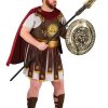 Fantasia de guerreiro romano adulto plus size – Adult Plus Size Roman Warrior Costume
