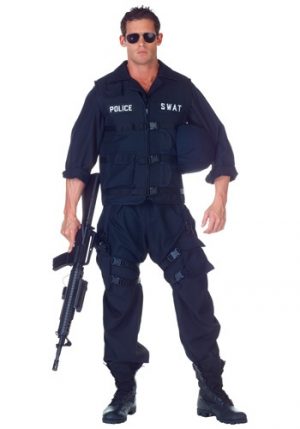 Fantasia de macacão Plus Size SWAT – Plus Size SWAT Jumpsuit Costume