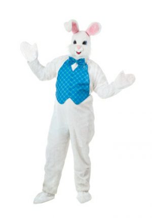Fantasia de mascote Plus Size do coelhinho da Páscoa – Plus Size Mascot Easter Bunny Costume
