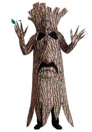 Fantasia de árvore aterrorizante adulto plus size – Adult Plus Size Terrifying Tree Costume