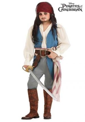Fantasia do Capitão Jack Sparrow para crianças dos Piratas do Caribe da Disney – Captain Jack Sparrow Costume for Kids from Disney’s Pirates of the Caribbean
