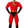 Fantasia do Sr. Incrível Deluxe  Plus Size – Mr. Incredible Deluxe Muscle Plus Size Costume