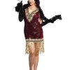 Fantasia elegante de Lady Flapper Plus Size – Plus Size Sophisticated Lady Flapper Dress Costume