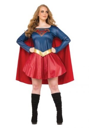 Fantasia feminina de supergirl  – Plus Size Women’s Supergirl TV Costume
