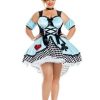 Fantasia feminina sedutora de Alice Plus Size – Flirtatious Alice Plus Size Womens Costume
