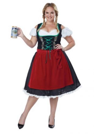 Fantasia feminino Plus Size da Oktoberfest Fraulein – Women’s Plus Size Oktoberfest Fraulein Costume