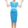 Fantasia  feminino de aeromoça plus size – Plus Size Flight Attendant Women’s Costume