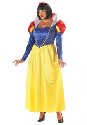 Fantasia feminino de branca de neve Plus SIze – Plus Size Women’s Snow White Costume