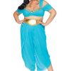Fantasia feminino plus size de princesa Jasmini  – Women’s Plus Size Sexy Desert Princess Costume