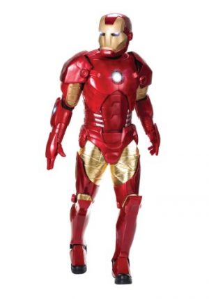 Fantasia masculina da edição suprema do homem de ferro- Men’s Supreme Edition Iron Man Costume
