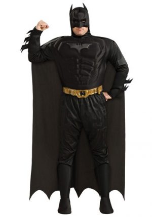Fantasia masculino plus size do Batman – Men’s Plus Size Batman Costume