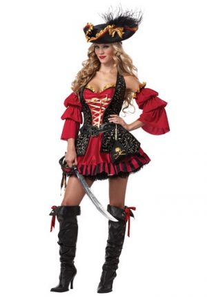 Fantasia sexy de pirata espanhol plus size – Sexy Plus Size Spanish Pirate Costume