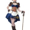 fantasia Steampunk feminino Plus Size- Women’s Plus Size Steampunk Fantasy Costume