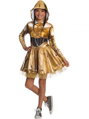 Fantasia Infantil Star Wars C3Po – Star Wars Classic C3Po Dress