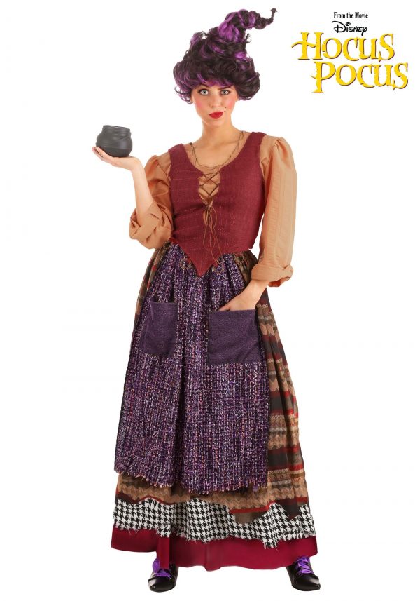 Fantasia de Mary Sanderson para mulheres do Hocus Pocus da Disney – Mary Sanderson Costume for Women from Disney’s Hocus Pocus