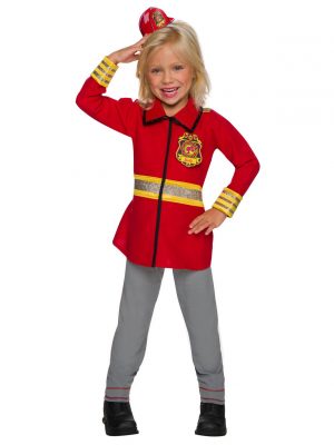 Fantasia de bombeiro Barbie para meninas – Barbie Firefighter Costume for Girls