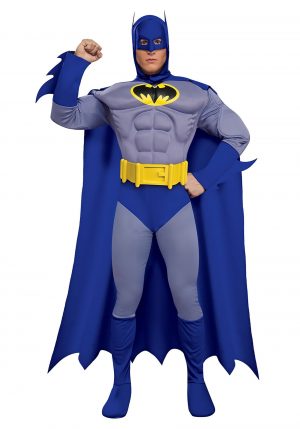 Fantasia  masculino Deluxe Muscle Chest Batman – Deluxe Muscle Chest Batman Men’s Costume