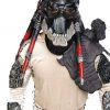 Máscara Deluxe Adulto Preto Predator Latex – Deluxe Adult Black Predator Overhead Latex Mask