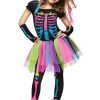 Fantasia Funky Punky Bones para meninas – Girls Funky Punky Bones Costume