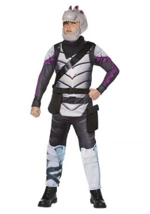 Fantasia Infantil Fortnite Dark Rex – Kids Fortnite Dark Rex Costume