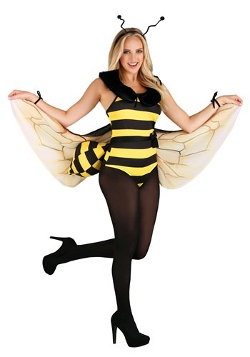 Fantasia de Body feminino de Abelhinha – Women’s Honey Bee Bodysuit Costume
