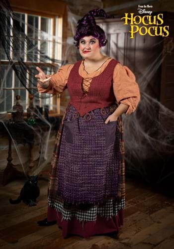 Fantasia de Mary Sanderson para mulheres Hocus Pocus Plus Size – Mary Sanderson Costume for Plus Size Women from Disney’s Hocus Pocus