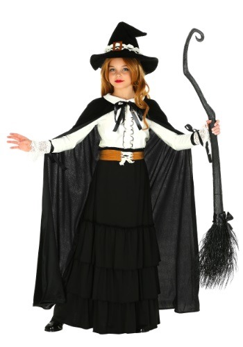 Fantasia de bruxa infantil de Salem -Girl’s Salem Witch Costume