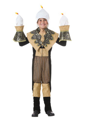 Fantasia de castiçal para criança – Candlestick Costume for Kid’s