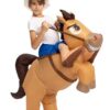 Fantasia de cavalo inflável para crianças – Inflatable Horse Ride-On Costume for Kids