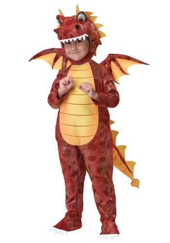 Fantasia de dragão que respira fogo para crianças- Toddler Fire Breathing Dragon Costume