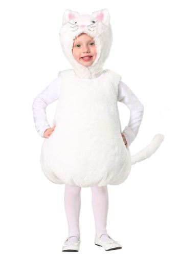 Fantasia de gatinho branco para bebês- Bubble Body Toddlers White Kitty Costume