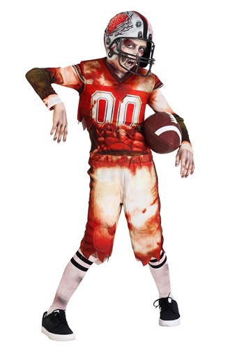Fantasia de jogador de futebol infantil zumbi – Child Zombie Football Player Costume
