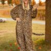 Fantasia de leopardo Lana de amendoim elegante para adultos plus size – Posh Peanut Lana Leopard Costume for Plus Size Adults